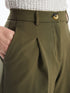 LC Waikiki Comfortable Fit Plain Linen Look Women's Shorts